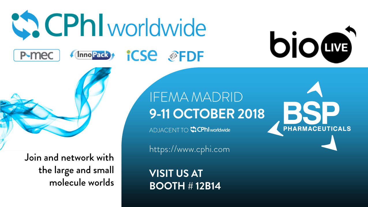 CPhI WorldWide 2018 & bioLIVE