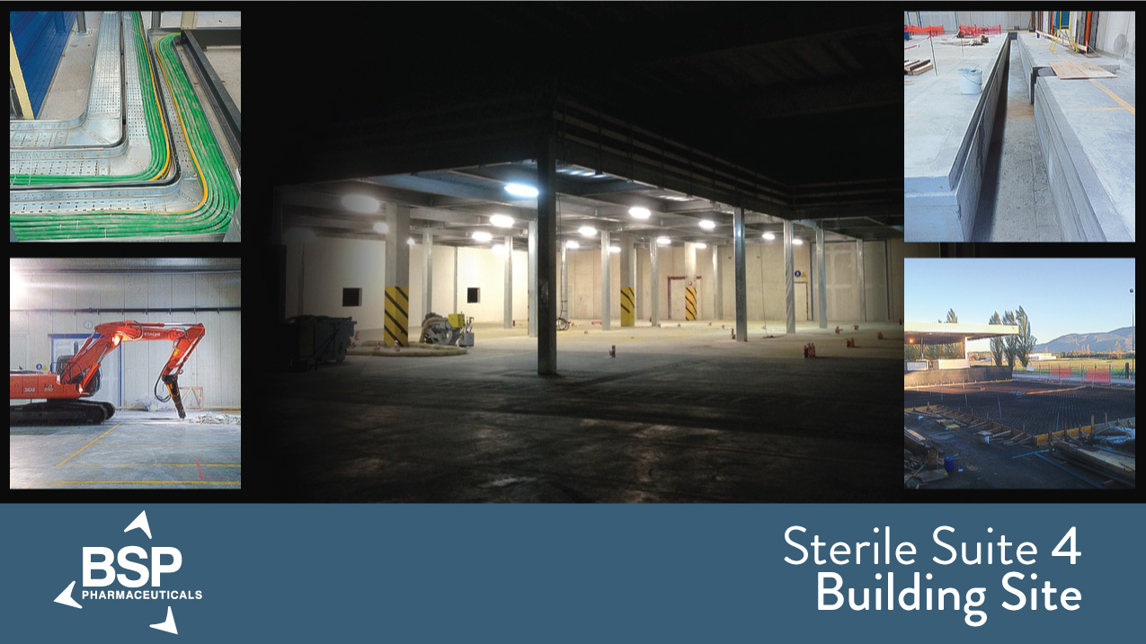 BSP Pharmaceuticals - Opening new department building site (Sterile 4)