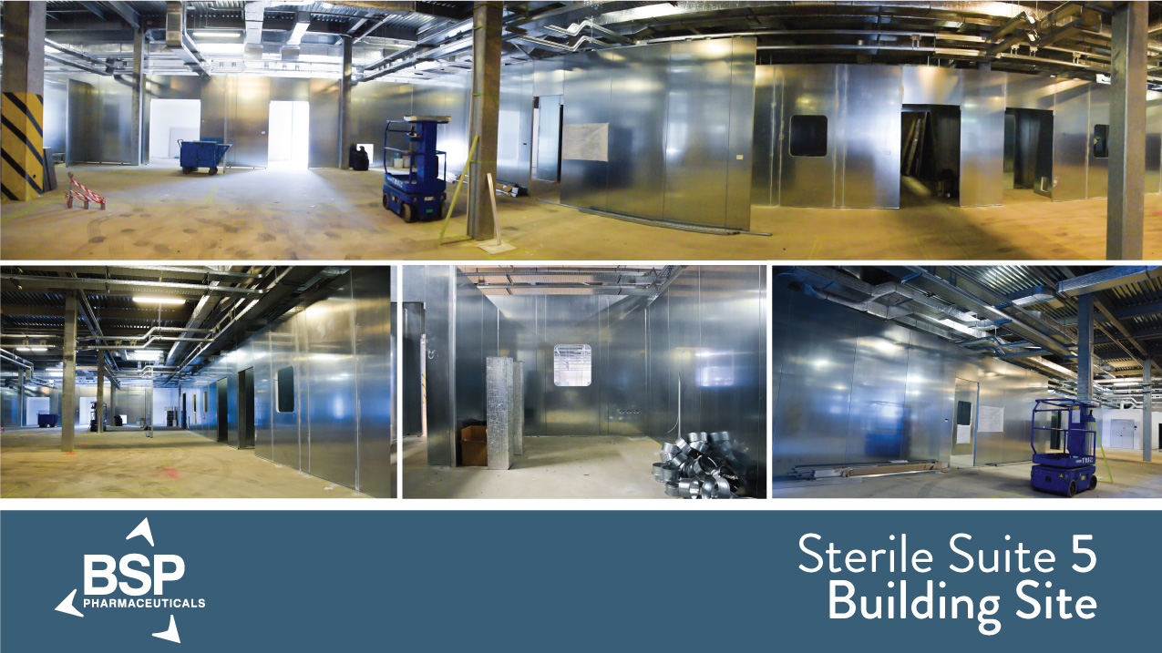 BSP Pharmaceuticals - Opening new department building site (Sterile 5)