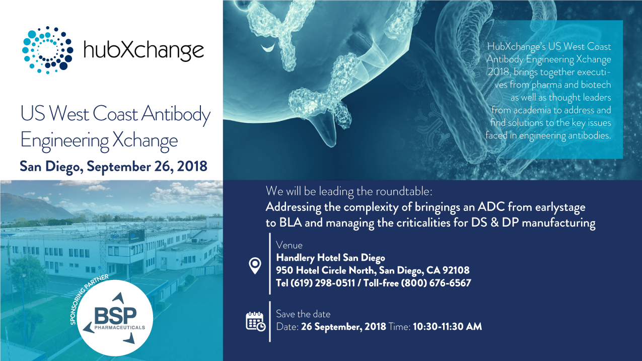 US West Coast Antibody Engineering Xchange 2018